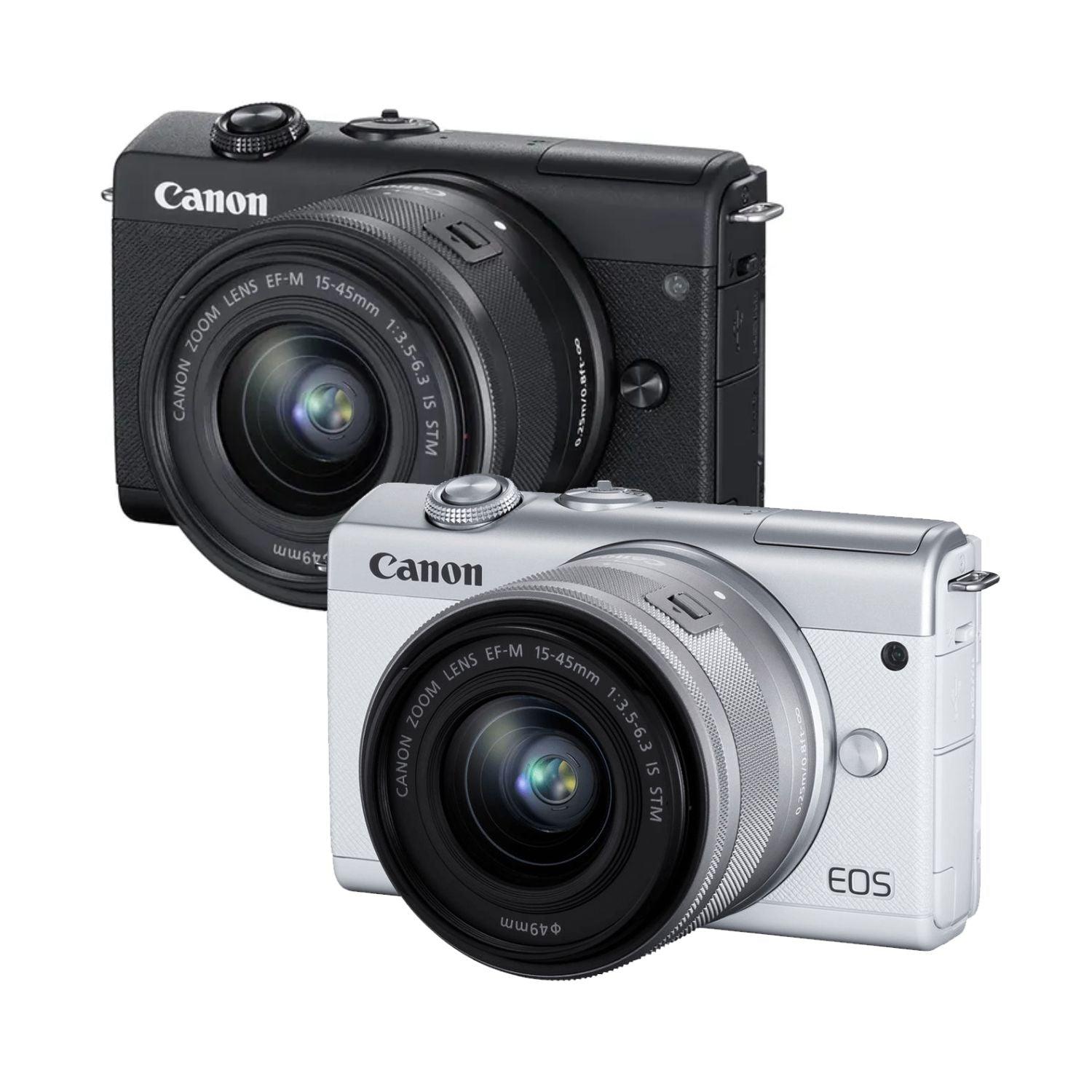 Canon EOS M200 - Câmera Mirrorless 4K com Lente 15-45mm e Wi-Fi