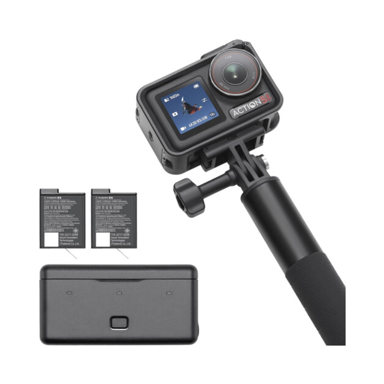 Câmera DJI Osmo Action 5 Pro 4K com Wi-Fi 6 para vídeos estáveis