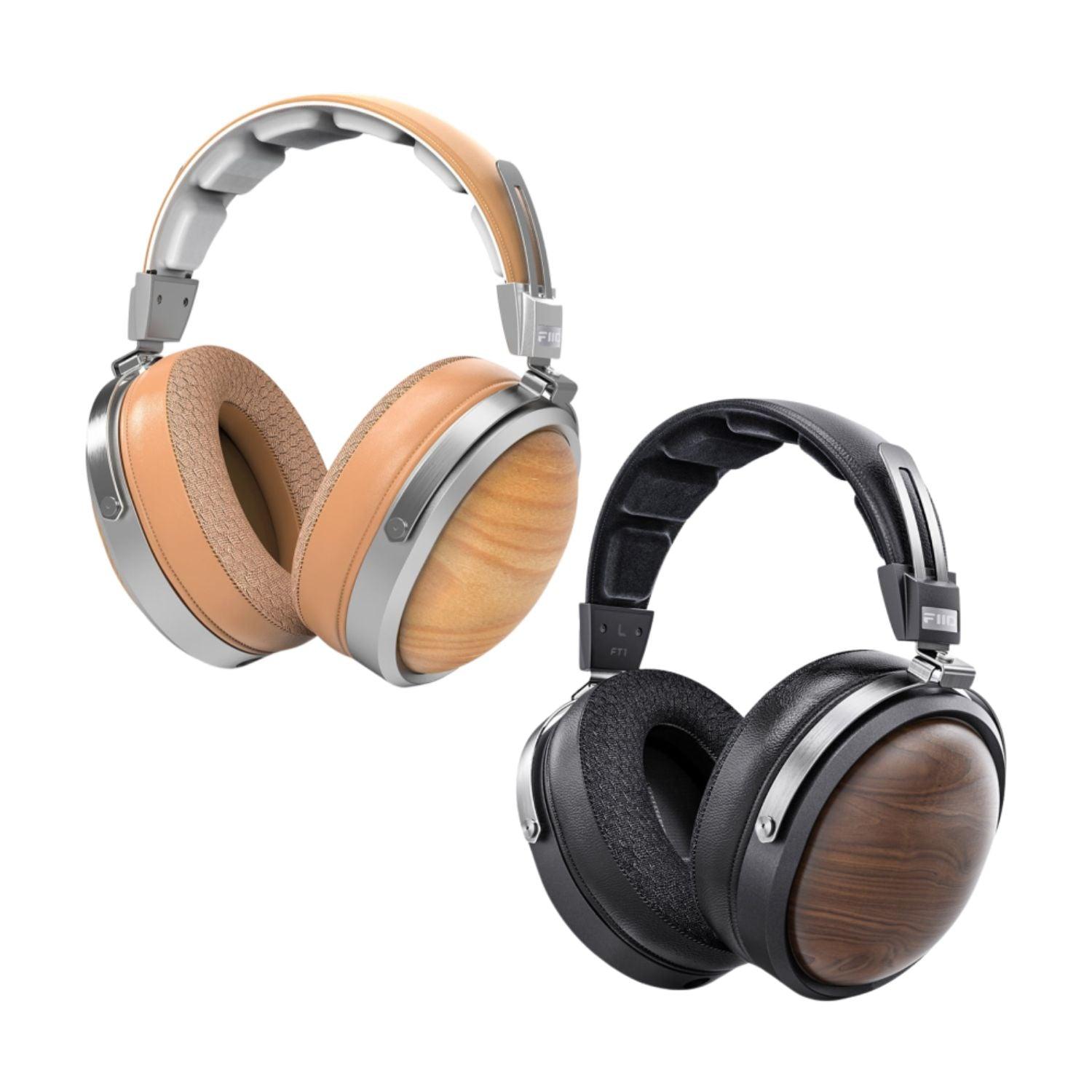 FiiO FT1 Over-Ear Fechado | Som Hi-Fi, Madeira Premium, Driver