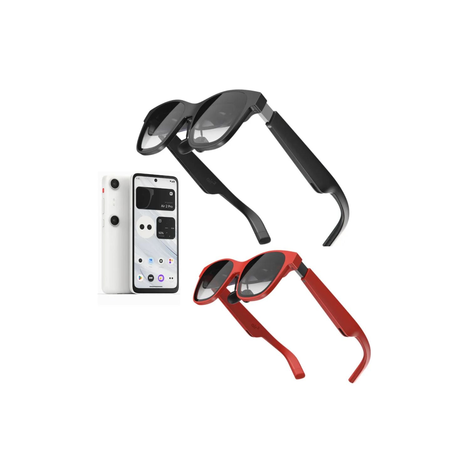 【美品】Xrial air2 pro Óculos XREAL Air 2 Pro com Beam Pro imersão total em AR 3D – OctoShop