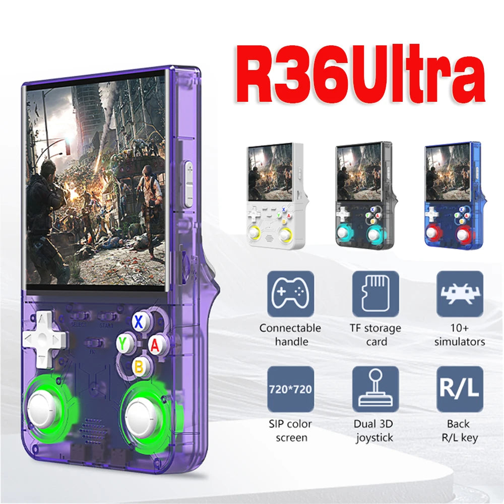 Console Portátil R36 Ultra Tela IPS 4.0