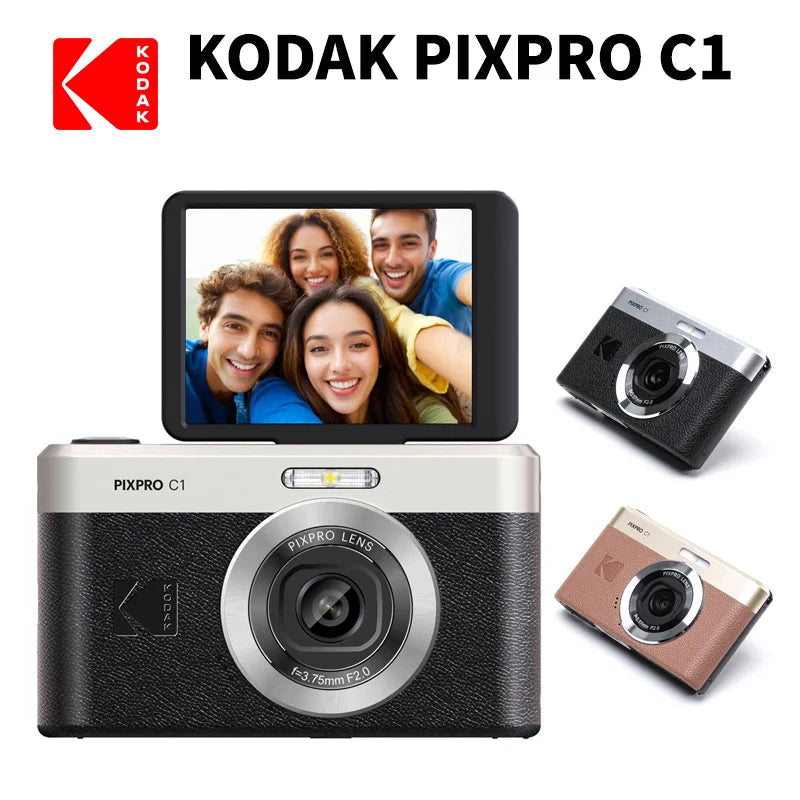 KODAK PIXPRO C1 Câmera Digital 13MP LCD Inclinável – OctoShop