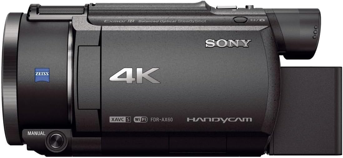 Sony FDR-AX60 Handycam 4K UHD com Zoom Óptico 20x – OctoShop