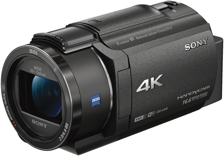 Sony FDR-AX40 Filmadora 4K Handycam com Estabilização Avançada