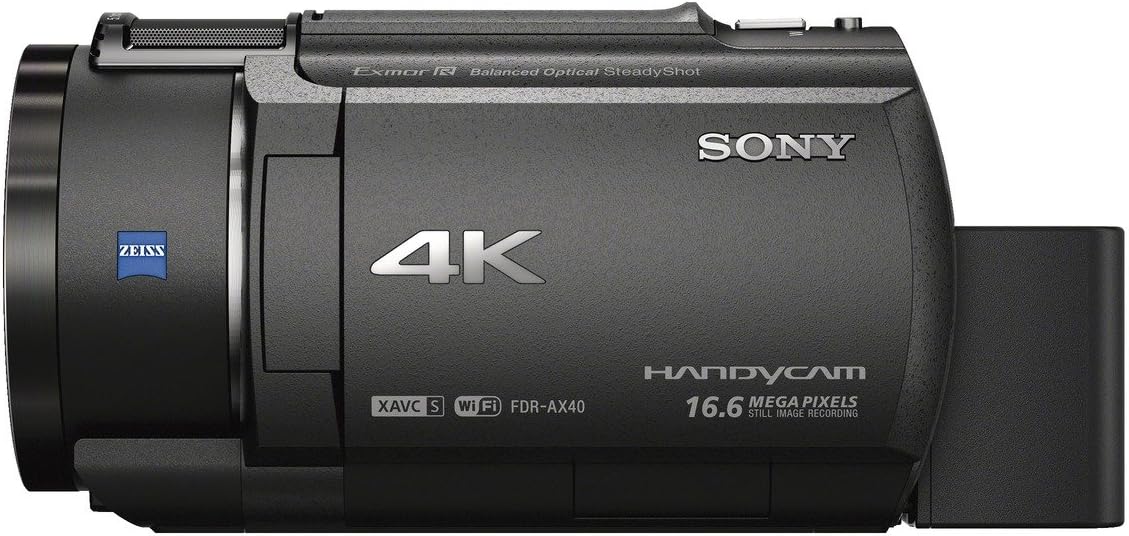 Sony FDR-AX40 Filmadora 4K Handycam com Estabilização Avançada