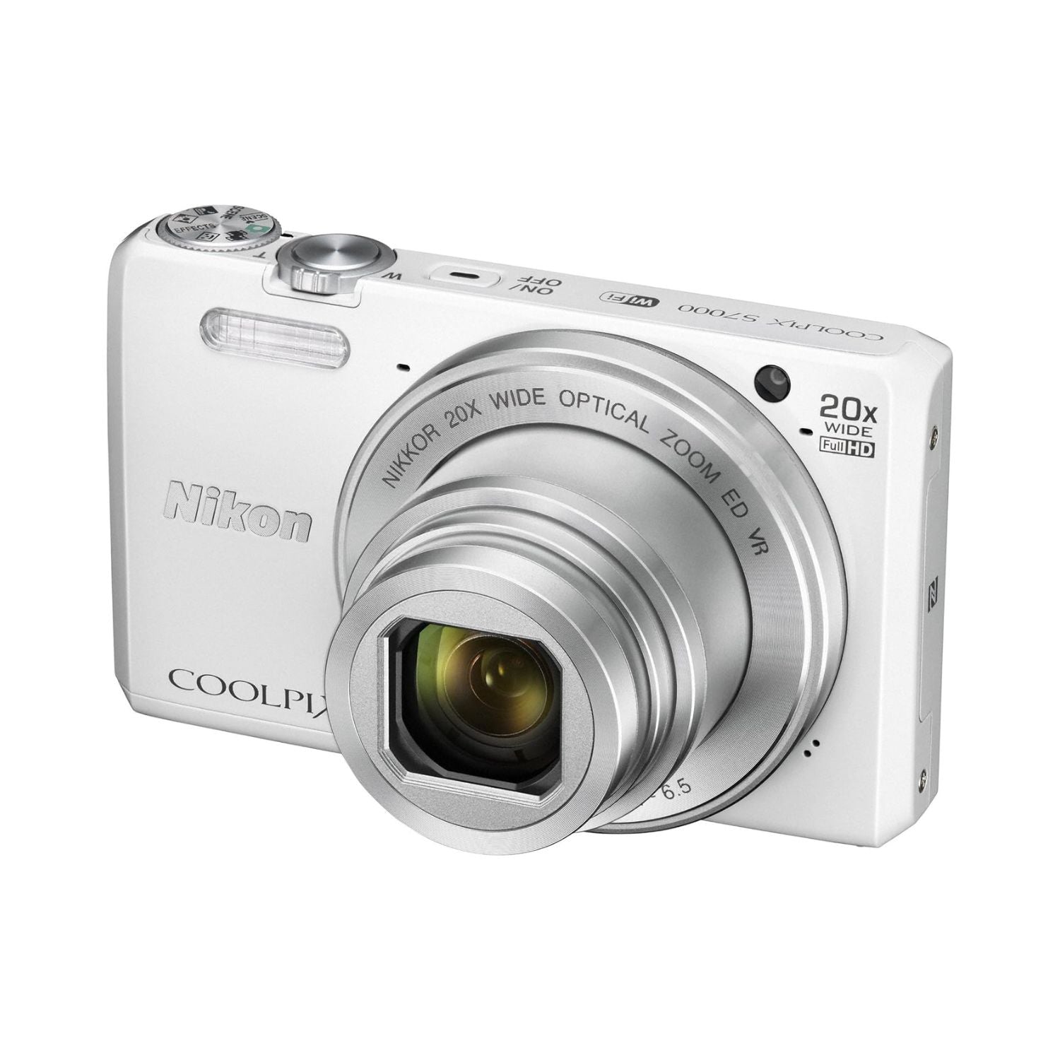 Câmera Digital Nikon Coolpix S7000 com Wi-Fi e Zoom Óptico 20x
