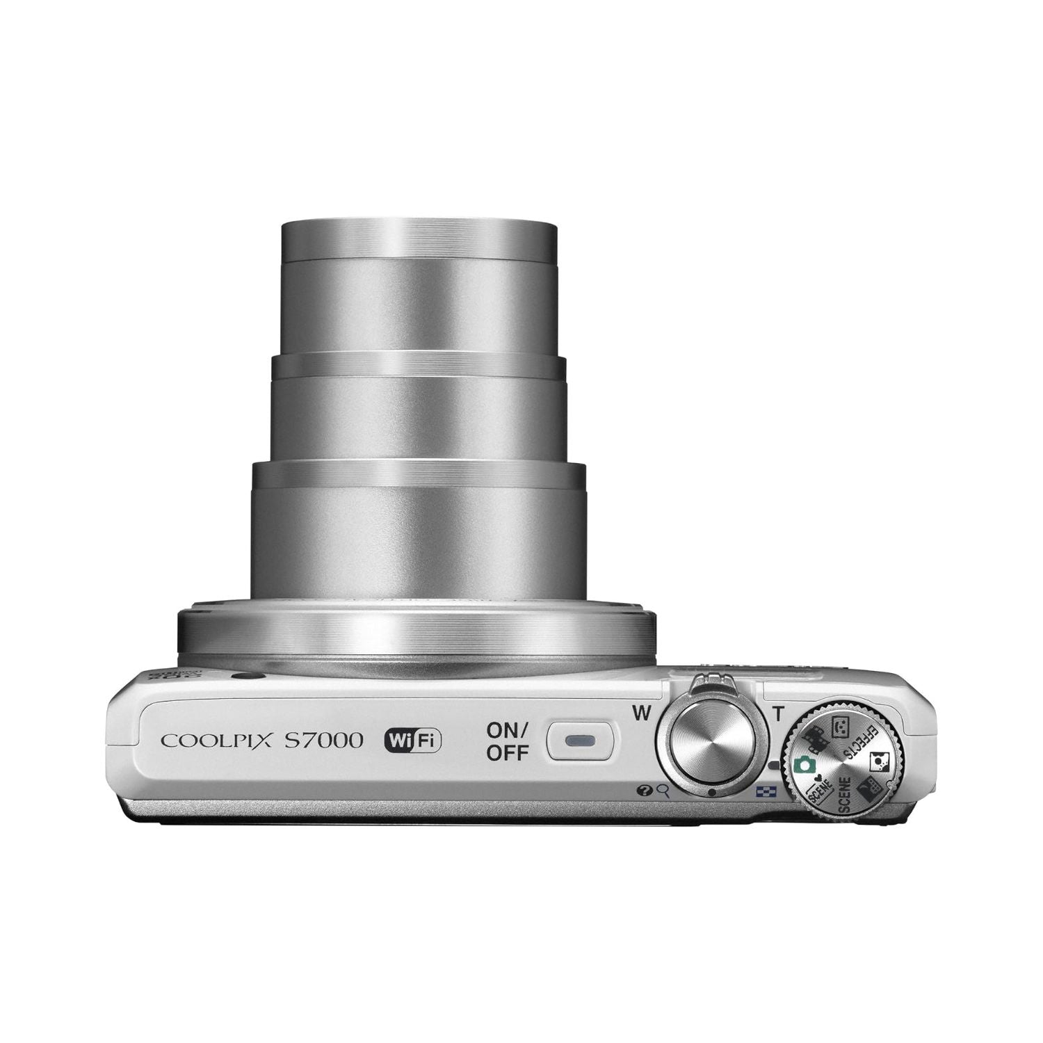 Câmera Digital Nikon Coolpix S7000 com Wi-Fi e Zoom Óptico 20x