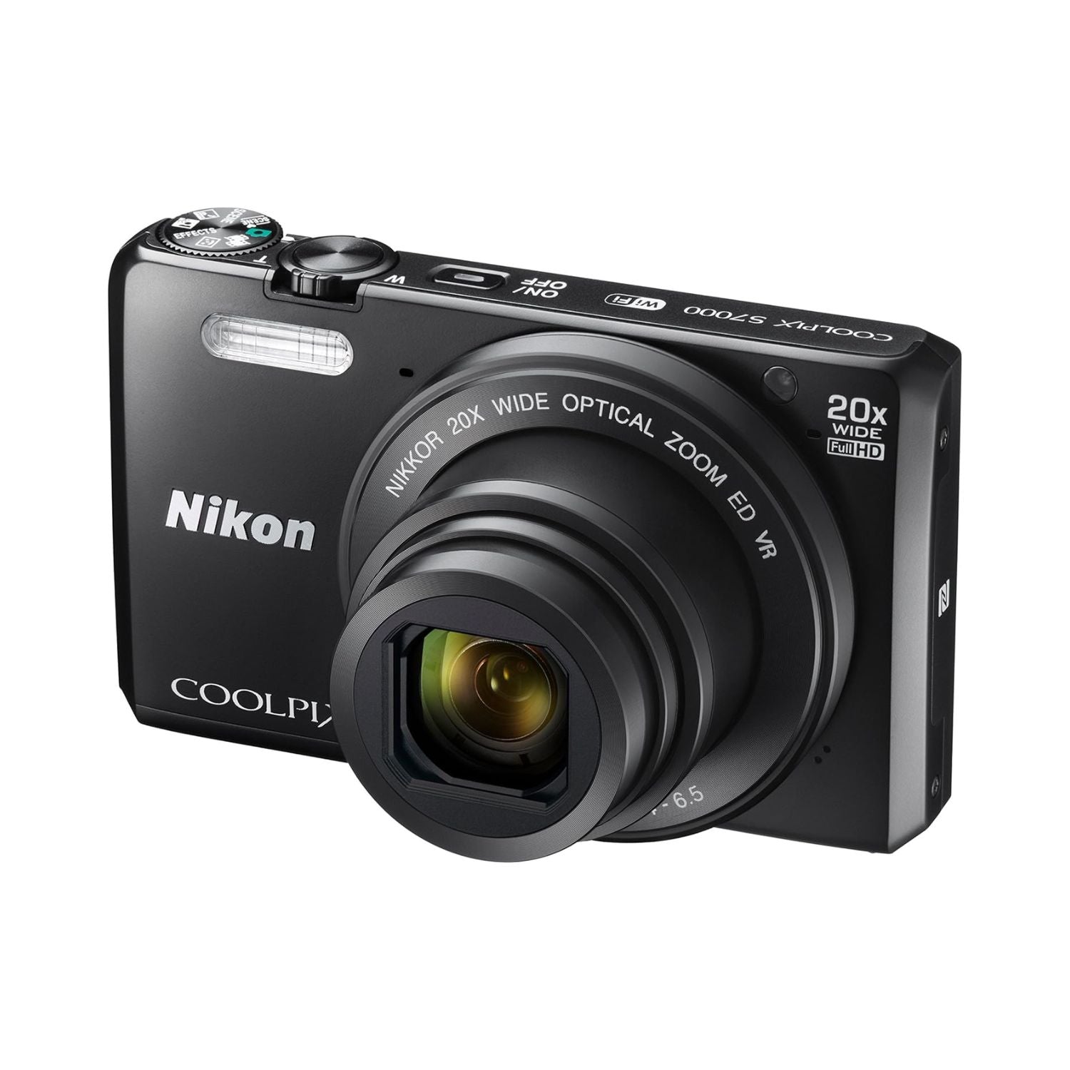 新品未使用級 Nikon COOLPIX Style COOLPIX S7000 Câmera Digital Nikon Coolpix S7000 com Wi-Fi e Zoom Óptico 20x