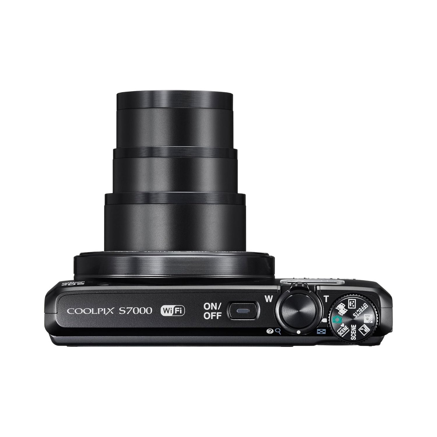 Câmera Digital Nikon Coolpix S7000 com Wi-Fi e Zoom Óptico 20x