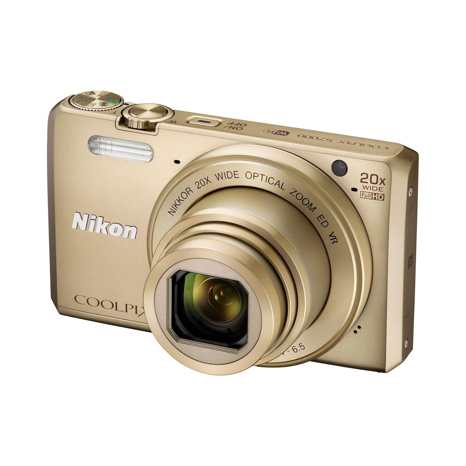 Câmera Digital Nikon Coolpix S7000 com Wi-Fi e Zoom Óptico 20x