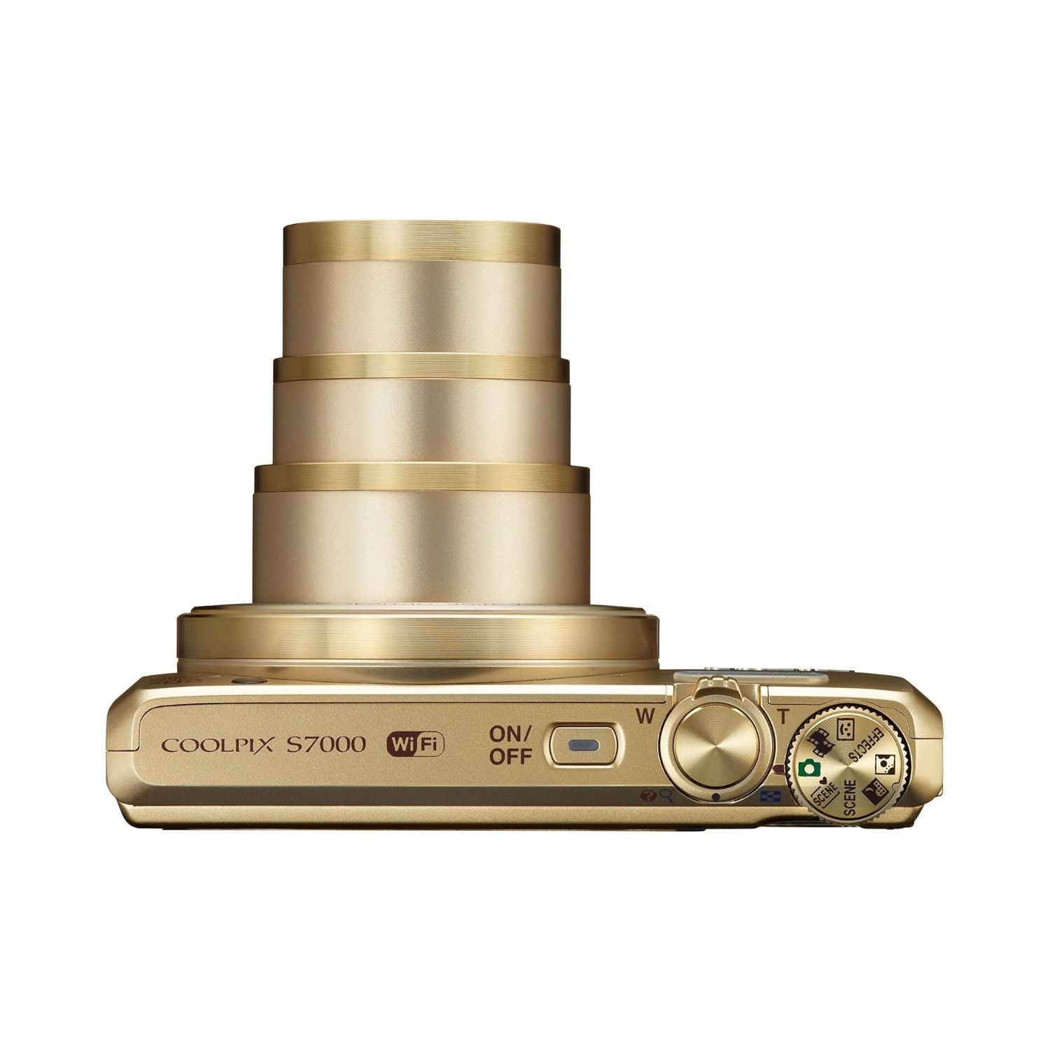 Câmera Digital Nikon Coolpix S7000 com Wi-Fi e Zoom Óptico 20x