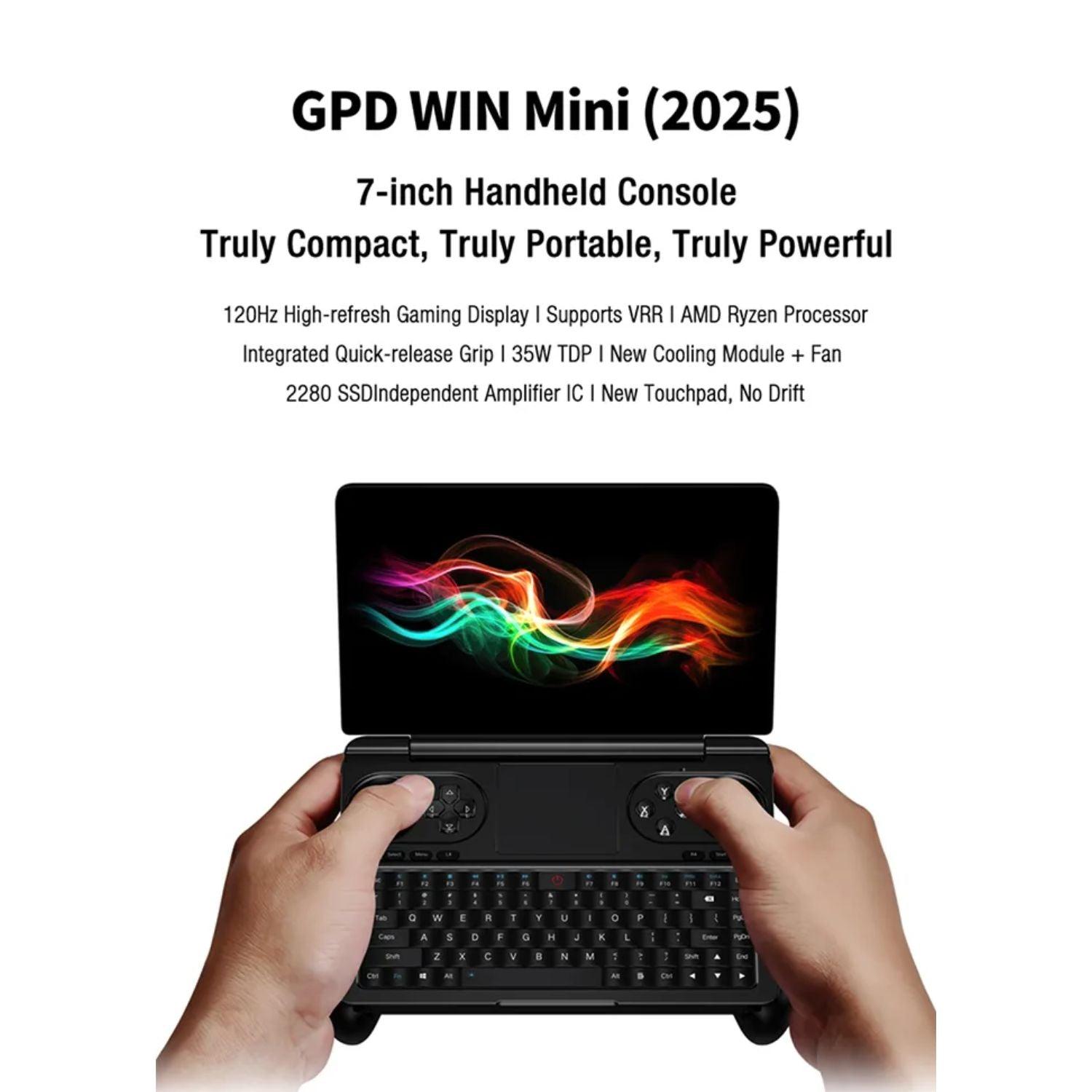 GPD WIN Mini 2025 | Console Portátil Ryzen com Tela 120Hz – OctoShop