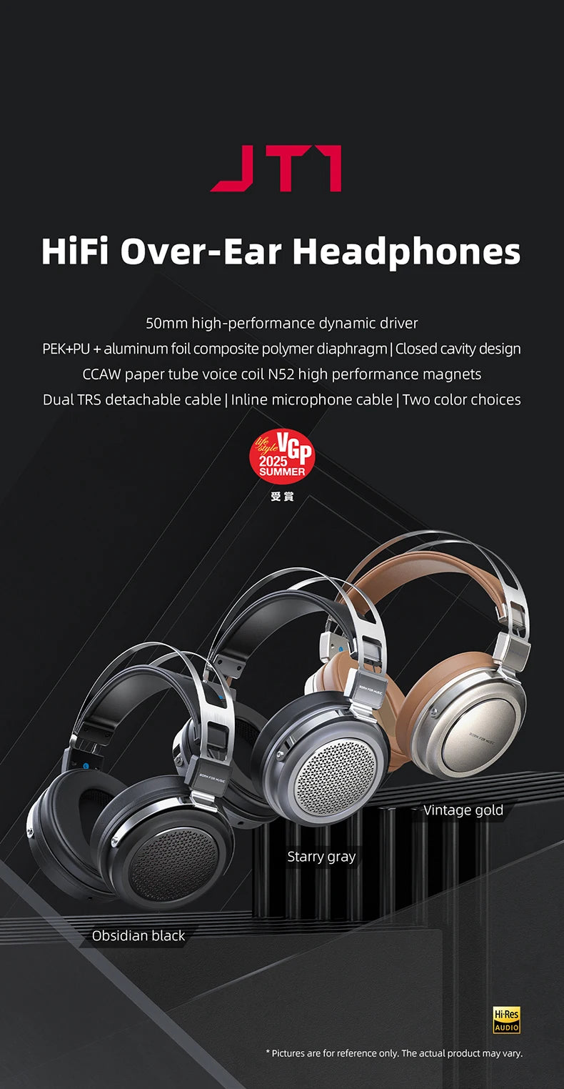 FiiO JT1 Fone de Ouvido de Estúdio com Fio 3,5 mm – OctoShop