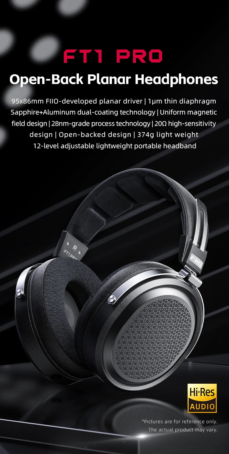 FiiO FT1 Pro Fone Hi-Fi Planar Magnético Aberto com Fio – OctoShop